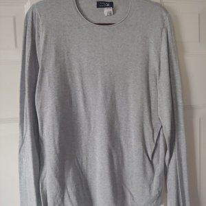 Zara lightweight Sweater - Gray - Fall, goes well with a suit jacket,  Size L